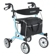 KOOSOM Rollator Walker For Seniors With Seat Fold Up