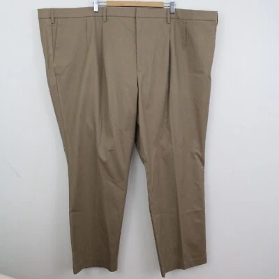 Dockers Iron Free Pleated Khaki Dress Pants With Stretch Big & Tall W58 L32