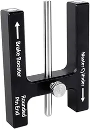 DRESSOOS Brake Adjustment Cylinder Gauge Brake System Gauge Push Rod Length Tool for Car Adjustment Pins