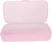 VALICLUD Nail Art Tool Sterilizer Box Durable Tray for Hair Cutters and Manicure Tools Easy to Clean for Home and Professional Use Transparent Design with Tool