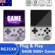 RG35XX Retro Handheld Game Console 3.5 Inch IPS Screen Linux 64G 5000+ Games AU