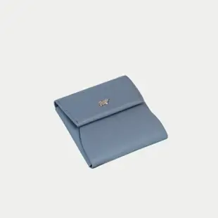 【BRAUN BUFFEL 德國小金牛】台灣總代理 德羅姆 零錢包-春湖色(BF505-160-SLA)