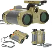 Binoculars for Kids,Low Light Night Children Telescopes | Shockproof Telescope Toy for Bird Watching, Travel, Hiking, Camping, Hunting Puchen