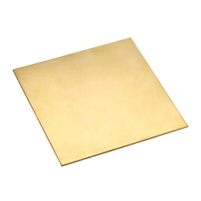 Brass Sheet (100x100x1.5mm),Metal Sheets Plates for Home Kitchen Backsplash