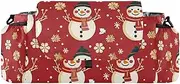 miaozhen Xmas Snowman Red Gold stroller handlebar organizer diaper caddy organizer insulated accesorios para carros de accesorios para carro de ni?os para frio