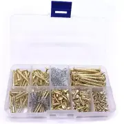248Pieces 9Types Electric Guitar Guitar Mounting Screws Assortment Box Electric