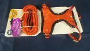 Whisker City Cat Harness And Leash Combo Adult Size Medium RED NEW