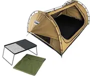 [Adventure Kings] Big Daddy Deluxe Double Swag 70mm Mattress + Camp Fire BBQ Plate