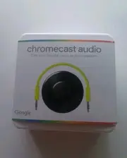 Google Chromecast Audio Media Streamer RUX-J42 - Black New Sealed