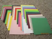 HUGE LOT*** 100 Sheets 6 x 6 CARDSTOCK **** ASSORTED COLORS & TEXTURES