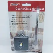 Mudder Quartz Clock Movement 31 mm Long Shaft DIY Repair Kit (Silver) Brand New