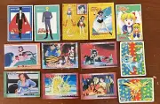 A Variety of Trading Sticker, Game and Trading Cards (A Bundle of 13 Cards)