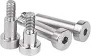 5PCS M4x3/4/5/6/8/10/12/16/20/25/30/35/40mm 304 Stainless Steel Hexagon Socket Plug Shoulder Screw Contour Shoulder Bolt(D5XM4X35 5PCS)