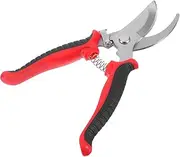 Hoement Heavy Duty Pruning Shears Ergonomic Gardening Scissors with Safety Lock Durable for Branch Leaf Cutting for Floral Arrangements and Home Use