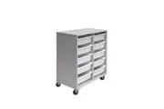 DD Cameby 10 Mobile Tote Box Melamine Trolley