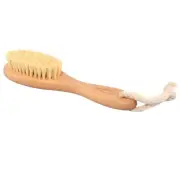 Back Scrubber Beard Brush Stiff Bristles Bear Brush Handle Bath Scrubber