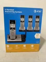 New AT&T CL82407 DECT 6.0 4 Handset Cordless Phone Answering System