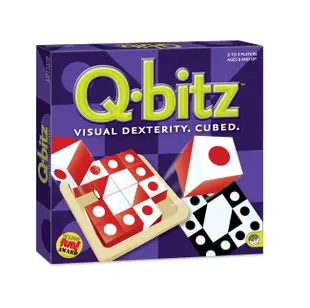 小園丁兒童教育用品社 桌遊 幾何立體拼拼樂桌上遊戲 Q-bitz 正版