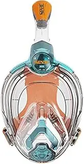 Seac Libera Latest Generation Integrated Snorkel Mask, Hypoallergenic Silicone, Quick Release, 4 Sizes