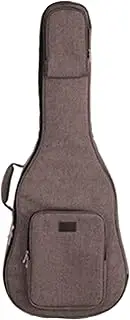 Guitar Bag 41 Inch Acoustic Guitar Bag Simple Guitar Backpack Thickened Plus Cotton Guitar Bag Perfect for Travelling(Brown)