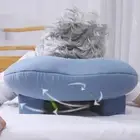 Face Down Pillow Soft Ergonomic Desk Napping Pillow for Airplane Reading Bed