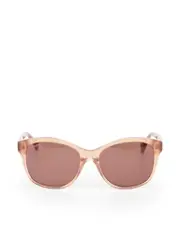Brown Square Tinted Sunglasses