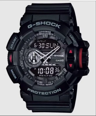 Casio G-Shock GA-400-1BDR Multi-Dimensional Analog Digital Watch
