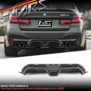 CS Style Dry Carbon Rear Bumper Spoiler Diffuser Bodykit for BMW M5 F90 2018-23