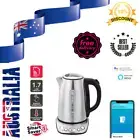 Kogan 1.7L Smart Kettle Stainless Steel Kettles works Alexa Google Remote Jug