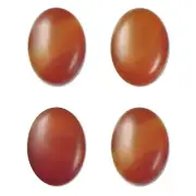 Dakota Stones Matte Carnelian 18x13mm Oval Cabochon Gemstones CAB-MCR18x13OV