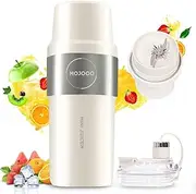 [MOJOCO] Personal Smoothie Blender - Insulated Rechargeable Blender for Fruits and Vegetables - Food Grade Material Portable Blender for Shakes and Smoothies - Compact Blender for Travel, Camping, Gym