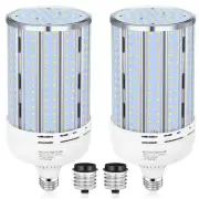 2 Pack 200W Corn LED Light Bulb Fanless,29,500LM 5000K Daylight(2000 Watt Equ...