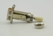 Genuine Switchcraft 3 Way Toggle Switch Long NICKEL for Gibson Les Paul Guitar