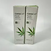 Andalou Naturals CannaCell Facial Serum 1 oz 2 Pack