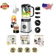 Compact 3-in-1 Blender & Food Processor with Adjustable Speeds for Any Recipe