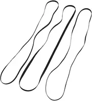 BELLIFFY Vinyl Record Belt Set 3pcs Replacement Belts for Turntables Low Elongation