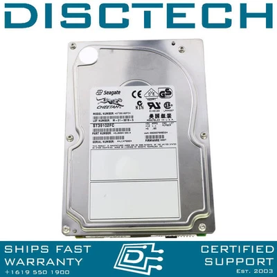 Seagate Cheetah 9LP FC ST39102FC 9J8004-025 9GB 3.5" Fibre Channel FC Hard Drive