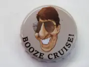 BEER Bottle Crown Cap ~ BOOZE CRUISE: British Slang for Trip to France, Belgium