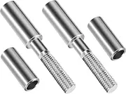 kekykm 2" Motorcycle Mirror Risers Height Extender Adapters Kit compatible with Harley Davidson Touring Softail Sportster Dyna 1982-Up Models Rear View Mirror Mount Extension 5/16 inch Thread Chrome