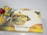 Sapone Vegetale Lemon Limone Soap Handmade Italy 10.5 oz.