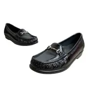 Simplify Women's Black Slip On Comfort Loafers Sz 8.5 Narrow- NWB