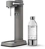 Aarke Carbonator 3, Sparkling Water Maker with Water Bottle, Matte Grey Finish