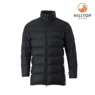 【HILLTOP山頂鳥】 GORE-TEX 二合一防水羽絨長大衣 男款 黑｜PF21XM60ECAA