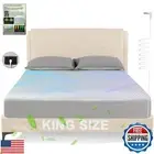 Grounding Sheets King Size,Earth Grounded Fitted Bed Sheet 10% Pure Silver Fi