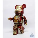 圖 B@BYBEAR BEARBRICK BE@RBRICK 400 鋼鐵俠馬克 42 損壞版