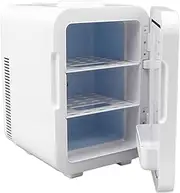 Topyond 10L Portable Beauty Fridge with Refrigeration And Heating Door with Mirror, Dimmable Lighting, Mini Beauty Fridge for Skin Care and Beauty(US110V)
