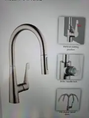 04710345 Hansgrohe Talis M Kitchen Faucet. Brushed BLACK