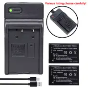 Li-ion Battery for Fuji NP-120, Pentax D-LI7, Ricoh DB-43 mit 1800mAh / Charger