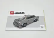 LEGO Speed Champions 007 Aston Martin DB5 76911 Instruction Manual Only