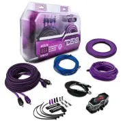 DS18 AKIT0.PU 0-GA Amplifier Installation Wiring Kit - Purple